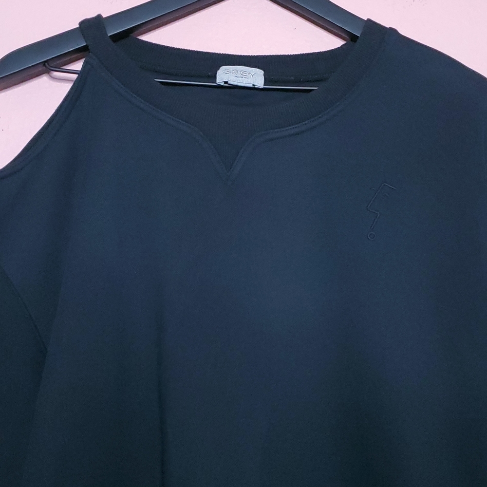 Grey Jason Wu Asymmetrical Oversized Cold Shoulde… - image 3